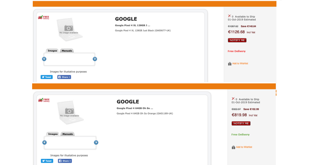قیمت گوگل پیکسل 4