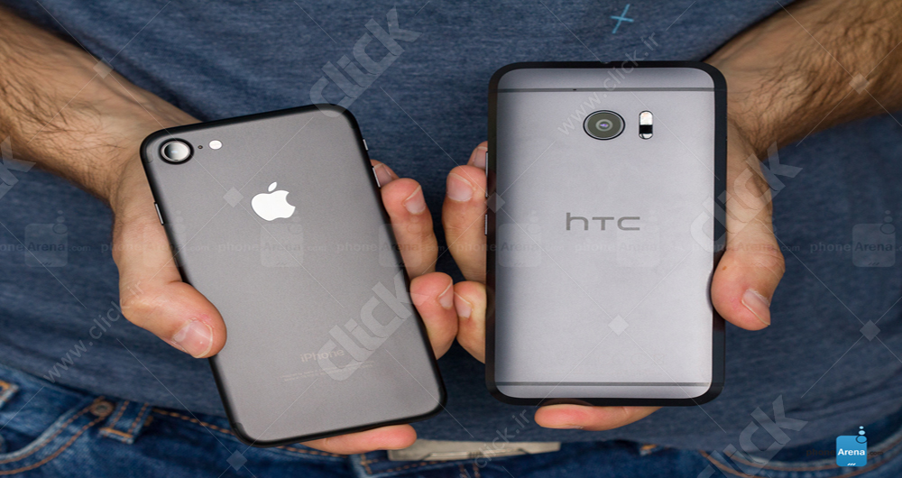 مقایسه همه‌جانبه آیفون 7 و HTC 10