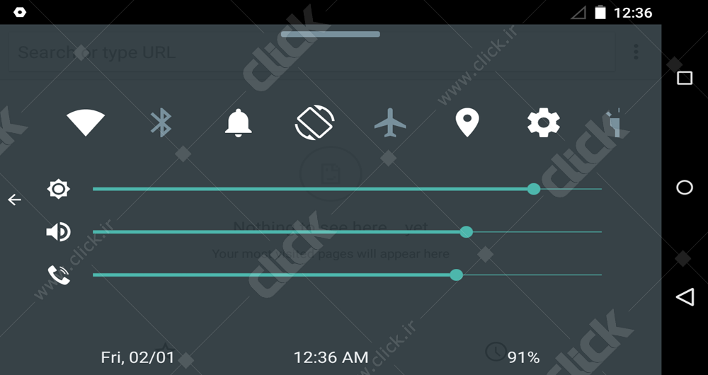 اپلیکیشن Quick Control Panel، دسترسی سریع شبیه به iOS برای اندروید