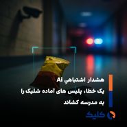  پاکت چیپس به‌جای اسلحه شناسایی شد