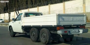 وانت شش چرخ سایپا در حال تست فنی در خیابان رویت شد