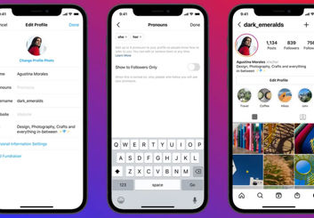 قابلیت اضافه کردن ضمایر شخصی به پروفایل اینستاگرام