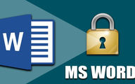 آموزش نحوه رمز گذاشتن روی فایل ورد (Microsoft Word)